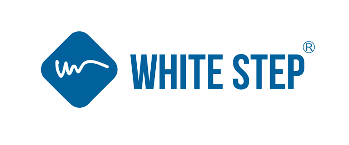 white step logo